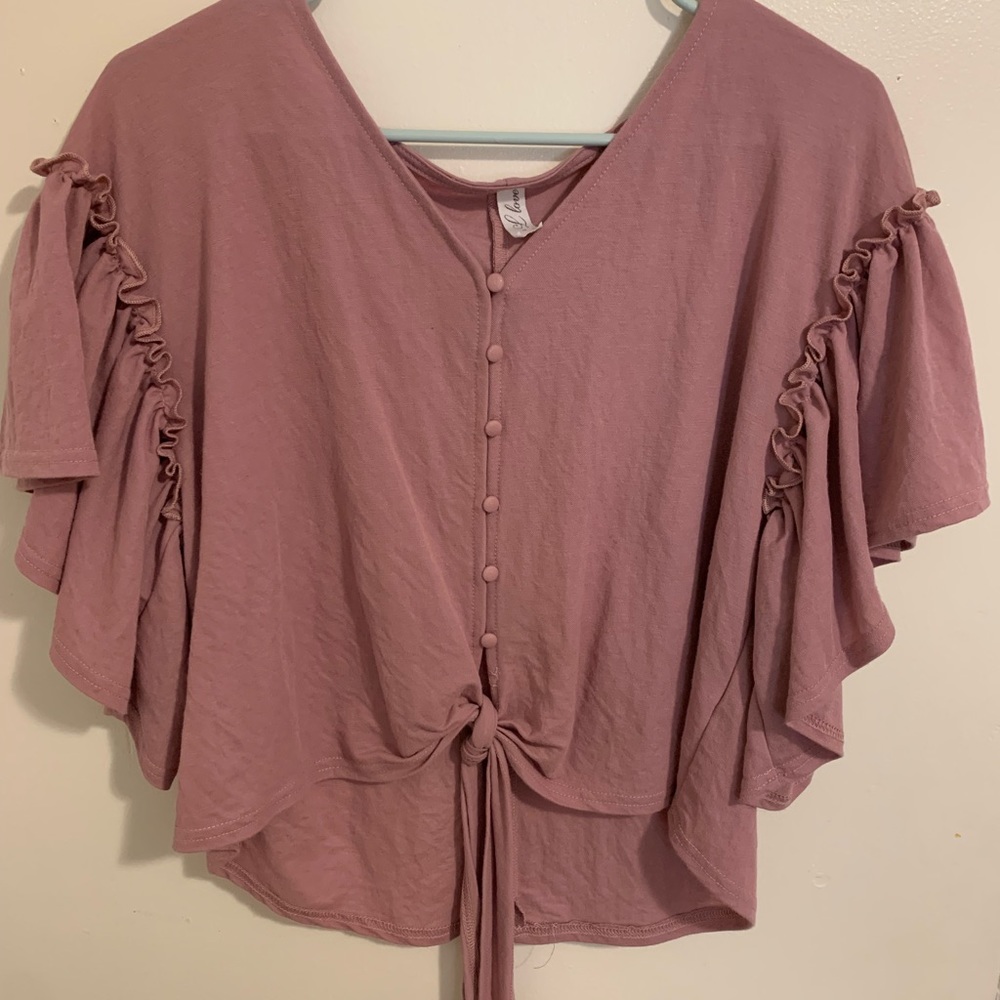 Light pink dress top. Size X-Large